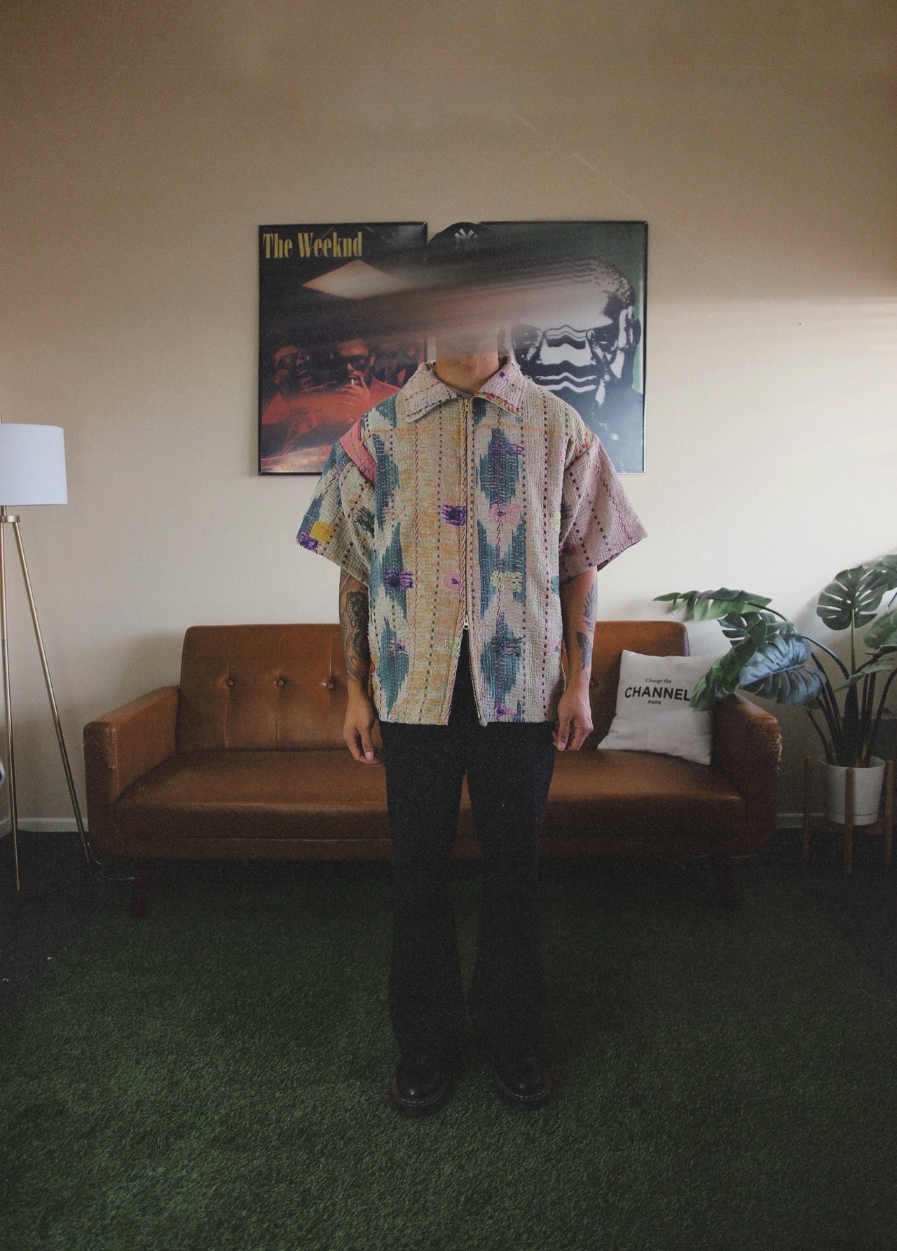 Vintage Camp Quilt dual zip up