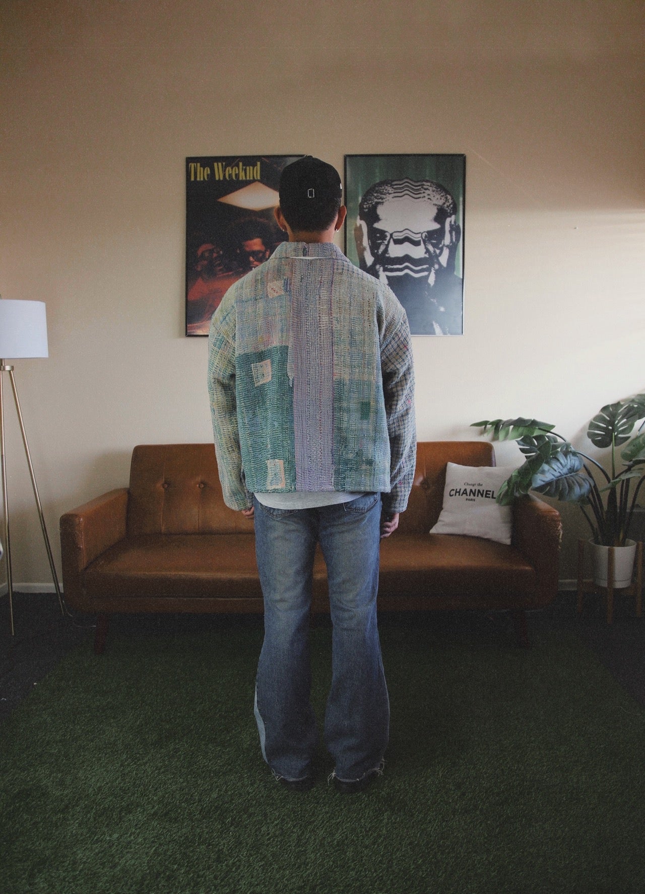 Vintage Patchwork Quilt dual zip up