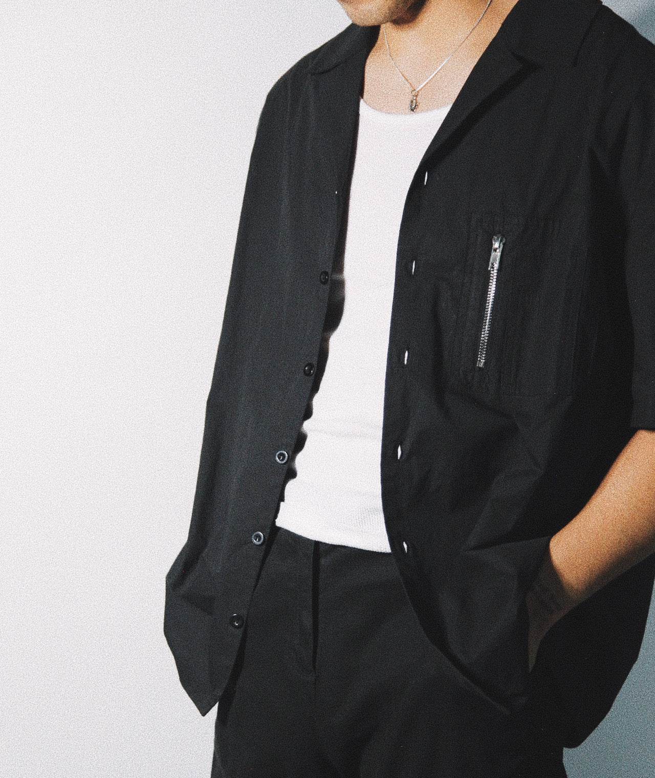 CG zipper camp shirt