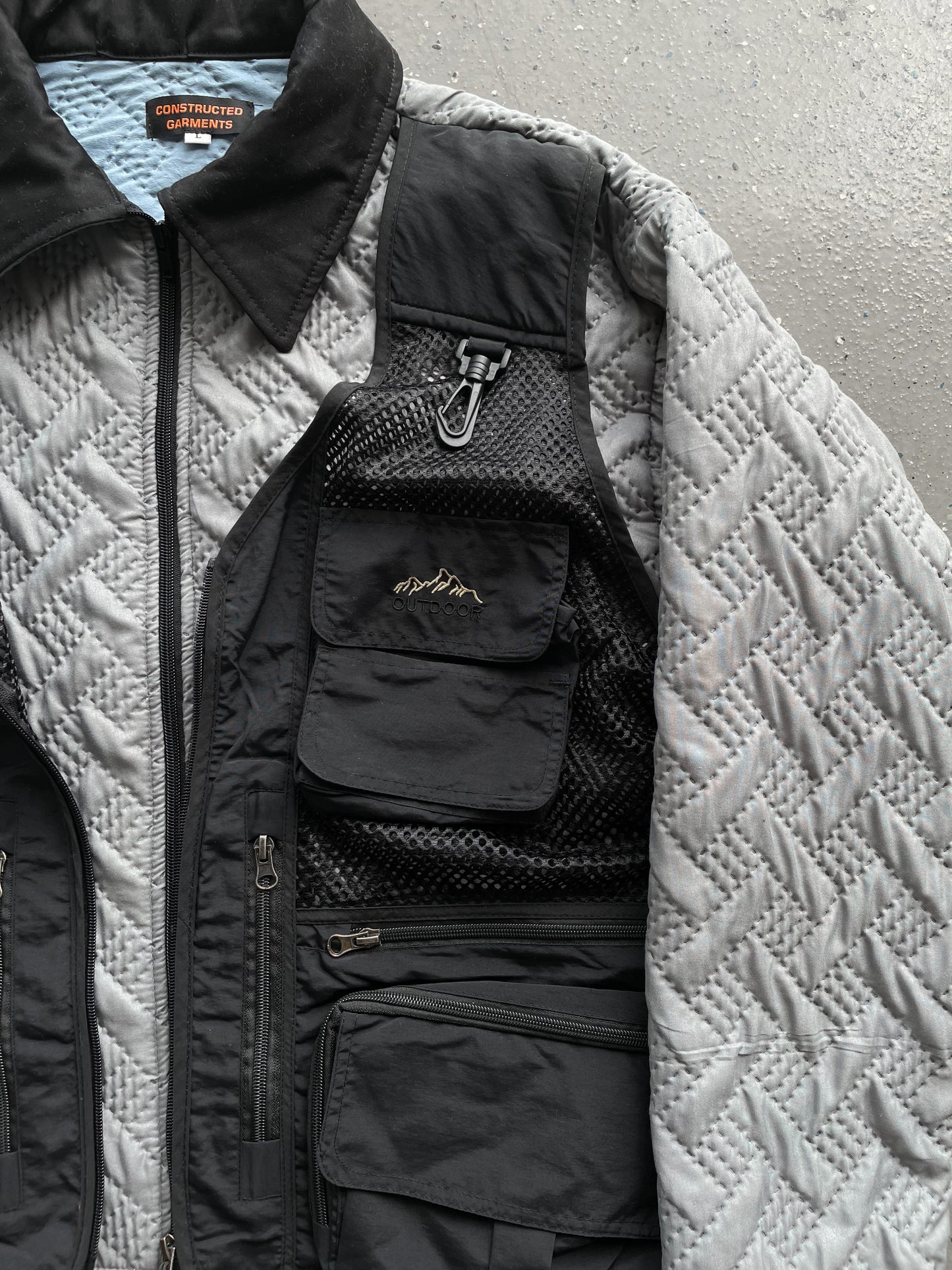 Tactical zip up jacket